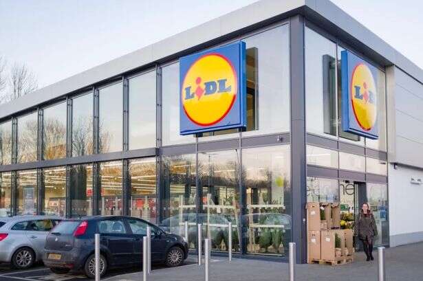 Lidl shoppers walking away from UK supermarkets with free food on Monday