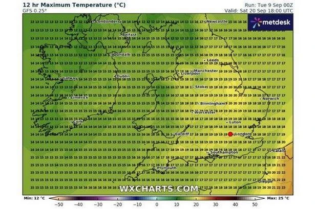 Exact date 20C September heat returns as Brits told to 'keep the faith'