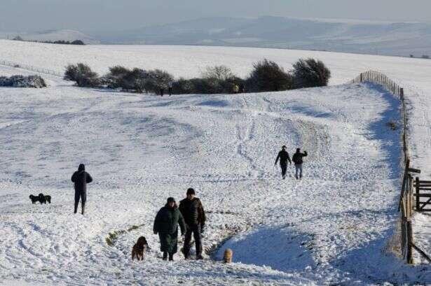 UK faces 36 hours 'non stop' snow with two counties in England worst-hit