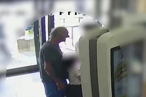 Chilling moment man takes kids for McDonald's - after murdering their parents