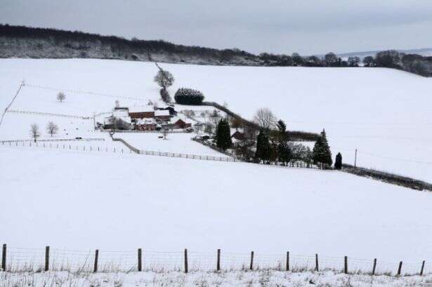 All the parts of England set for 'eight inches of snow' on Saturday, Sunday and Monday