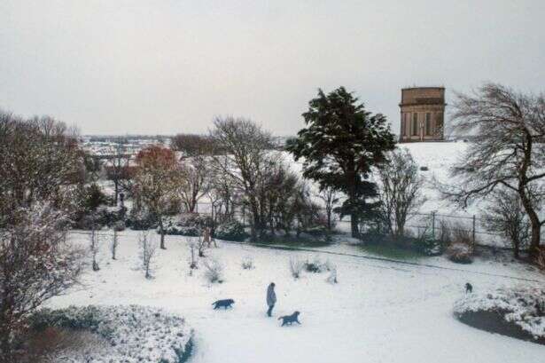 All the parts of England set for snow on Wednesday and Thursday with 1cm per hour falling