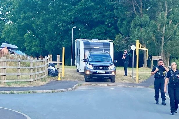 Raging travellers attack cars with drills and 'threaten to torch people's homes'