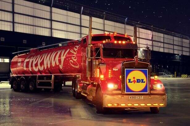 Major update over Lidl Christmas cola truck heading to nine locations in UK