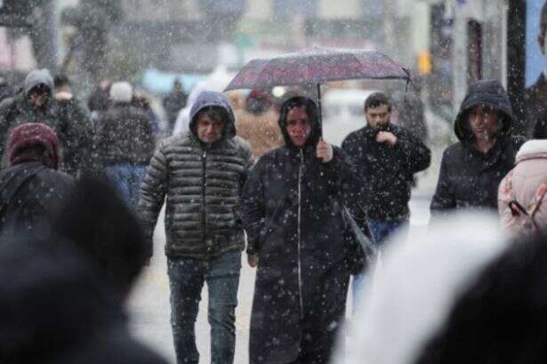 12 counties in England will be 'only ones spared' from UK snow next week