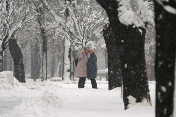 All the parts of UK facing 'severe' snow next week according to Met Office