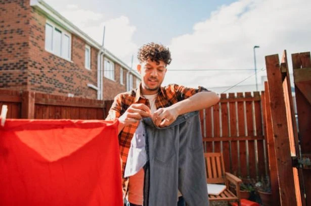 Millions of UK households warned not to hang laundry outside this weekend
