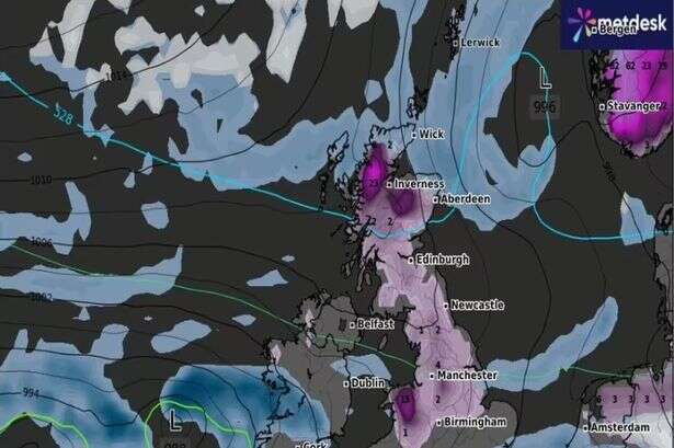 Exact date UK faces being pummelled by 21cm of snow in November blast