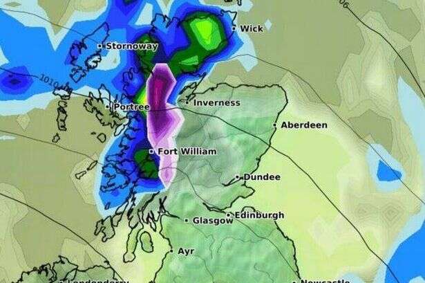 Weather maps show where snow bomb will hit as temperatures to plummet in hours