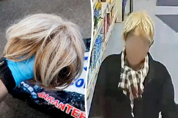 Moment thief in Boris Johnson wig tries to steal £750 of Lego