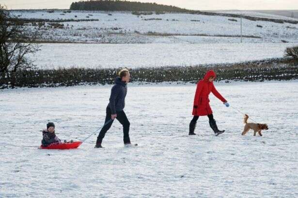 UK faces 580-mile snow storm but four counties in England will be spared