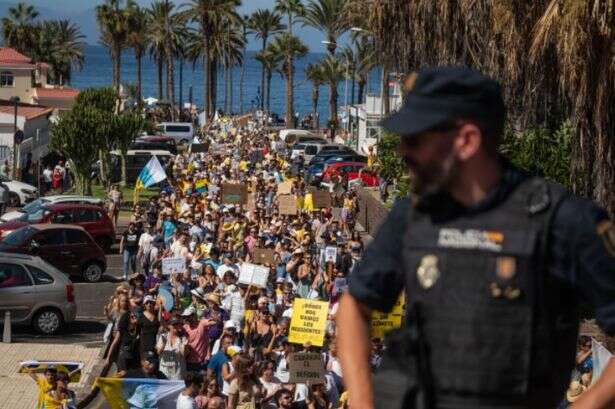 UK tourists in Tenerife retreat to hotel rooms and 'too scared to leave'