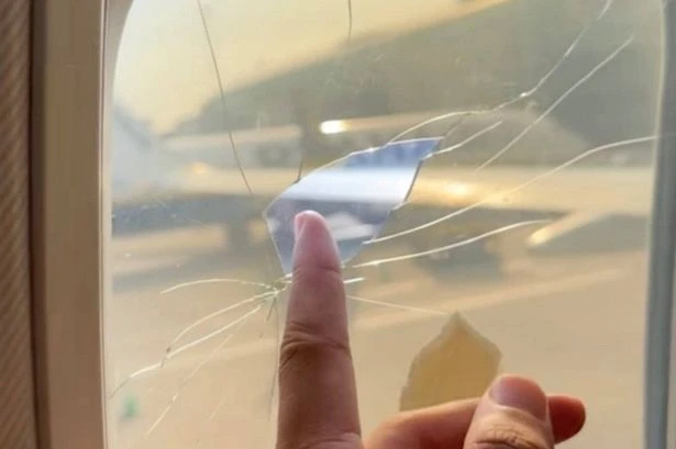 Ryanair passenger 'scared' after sitting down next to 'cracked window'
