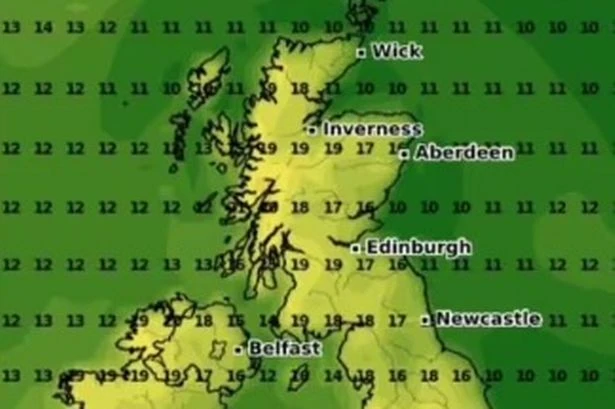 UK set for 'three days' of soaring temperatures next week with 17 counties hit