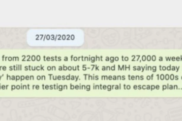 Dominic Cummings leaks Boris Johnson WhatsApp messages branding Matt Hancock 'f***ing hopeless'
