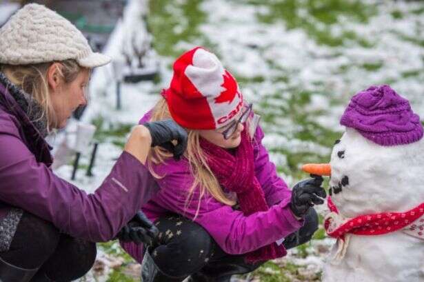 UK faces first snow of autumn with two places set to be 'worst hit'