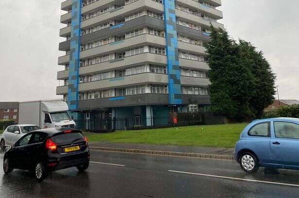 Man dies after falling from Midland tower block