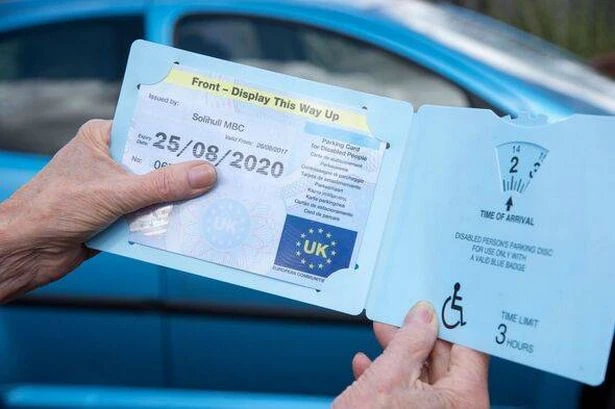 Blue badge holders could face £90 fine if they fail to do one thing