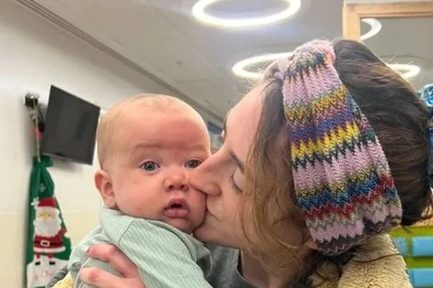 Love Island star rushes baby son to hospital and 'cries her eyes out'