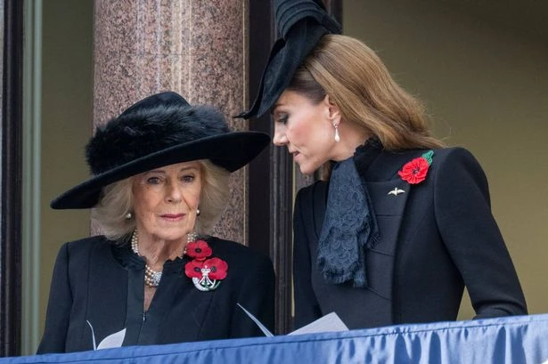 Lip reader reveals what Queen Camilla whispered to Kate at Remembrance Day service