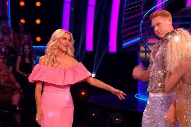 BBC Strictly Come Dancing's Tess Daly 'steps in' over co-star's wardrobe malfunction