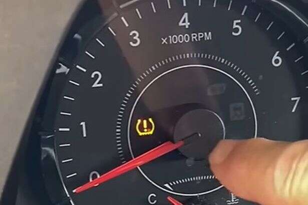 Drivers must not drive faster than 50mph if light appears on dashboard