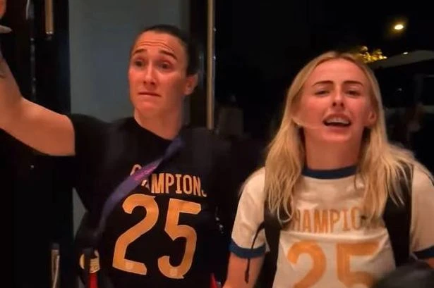 England Lionesses' Euro 2025 party as players down Champagne and pizza until 4am