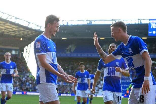 Chris Davies reacts to Jay Stansfield penalty decision after Kieran Dowell clinches win