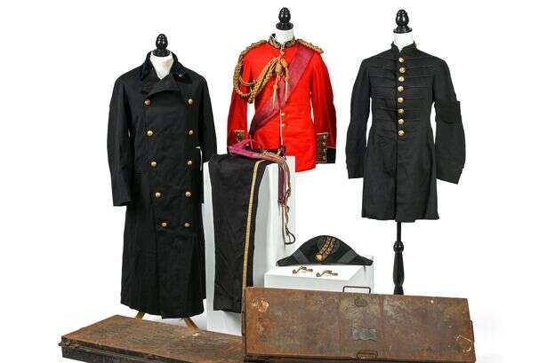 Royal household uniforms belonging to Queen Victoria's Groom in Waiting up for auction