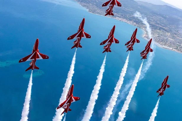 Red Arrows showcase season favourite pictures ahead of packed summer