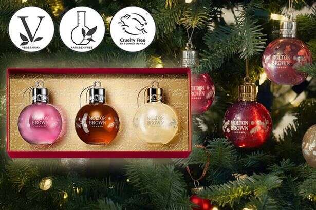 Molton Brown Christmas baubles reduced from £40 to just £16 online