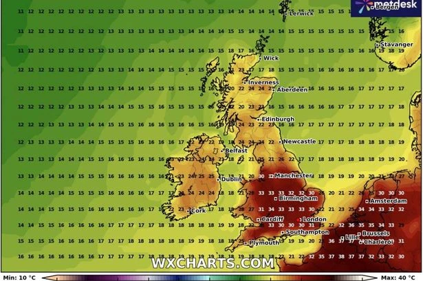 Exact day Storm Dexter will bring 34C heatwave to UK with dangerous health warning