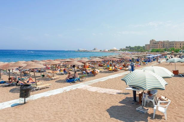 Greece holiday hotspot so overcrowded 'there are sunbeds in the sea'