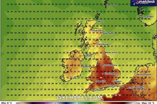 Exact dates UK temperatures will rise over 30C again despite Hurricane Erin