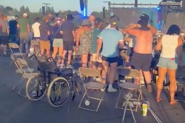 Disabled Oasis fan hits out at gig-goers who 'ditched' wheelchairs
