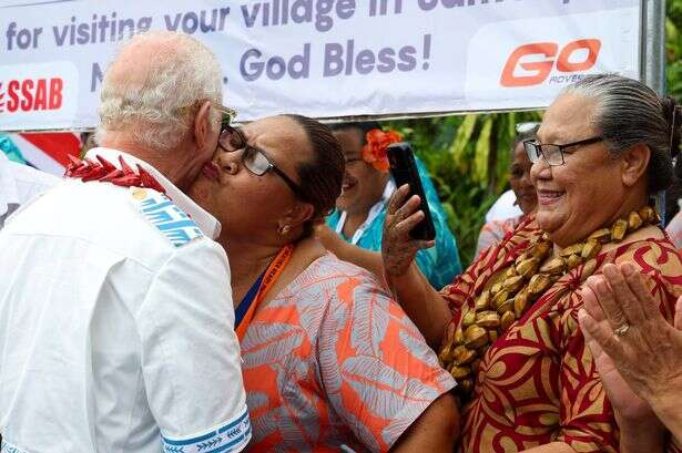 King Charles cheeky suggestion as he watches woman undergo traditional Samoan tattoo