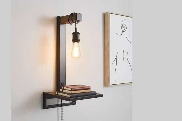 Dunelm 'amazing' plug-in wall lamp frees up space on bedside tables