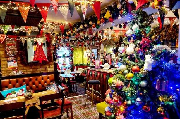 Inside the 'most festive pub' in Midlands as boss issues touching statement