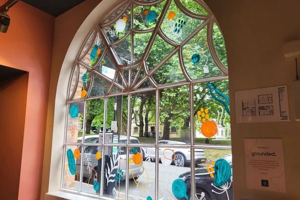 Inside new Grounded cafe on St Pauls Square in the Jewellery Quarter