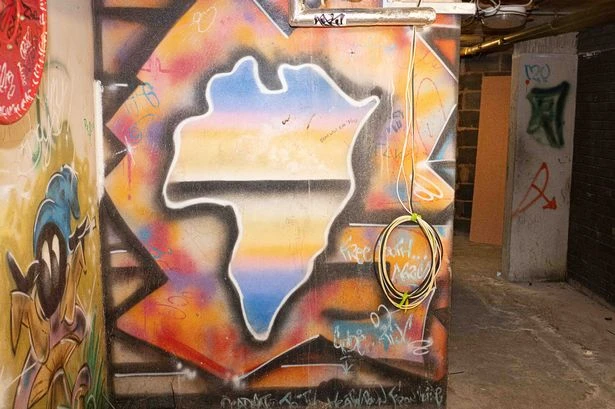 Inside Wolverhampton tower where Goldie's pristine graffiti has been hidden away for nearly 40 years