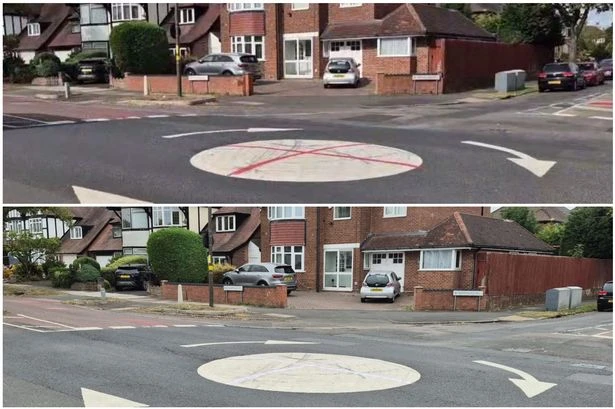 St George's flag paint cleaned from city roundabout after 'danger' concerns
