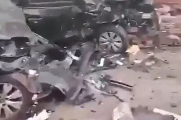Sparkbrook chaos after car smashes into row of parked cars and lands inches from front window