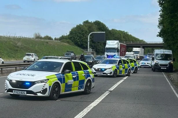 Big delays on M42 live – four-vehicle crash near Tamworth causes tailbacks on motorway