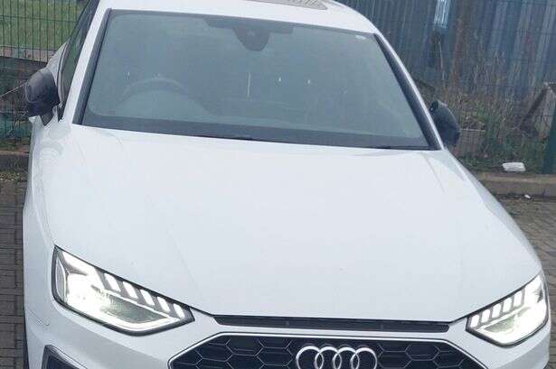 Birmingham drug dealing suspect in Audi stopped in street after being left with 'nowhere to go'