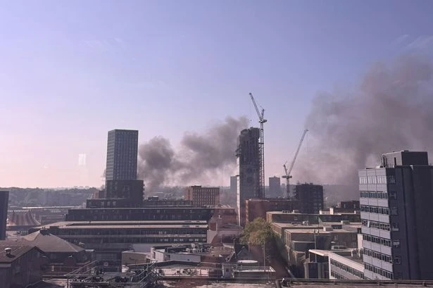 Huge fire in Birmingham building live – blaze in city centre leads to evacuations