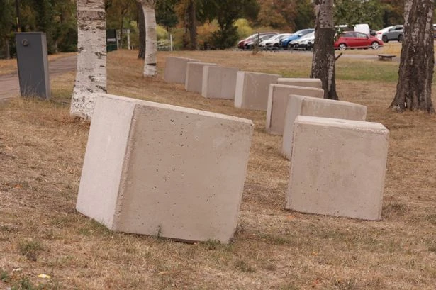 Concrete blocks installed at traveller-hit Birmingham park