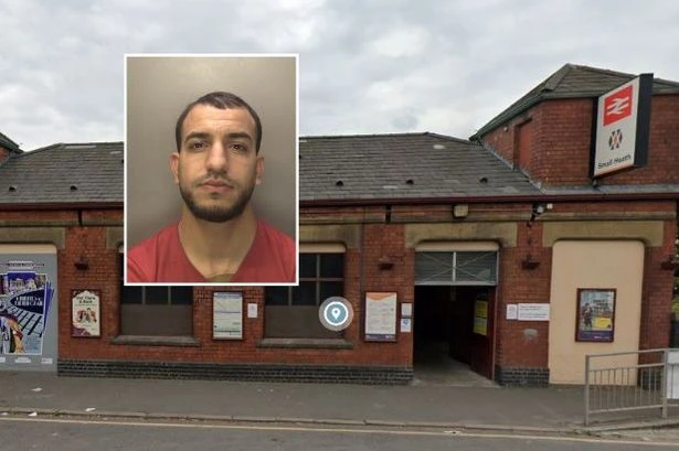 Birmingham train station robber grabbed piece of metal in 'extreme violence'