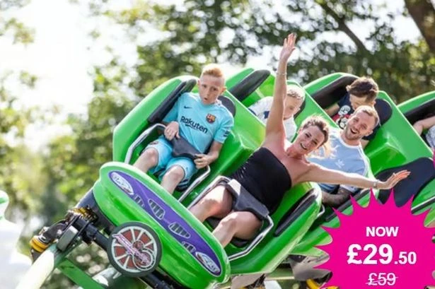 There are £15 Drayton Manor tickets up for grabs and they're selling fast