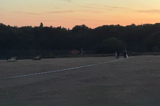 Sutton Park live as huge cordon goes up around lake
