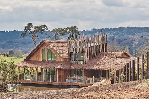 The new red panda cottages at West Midlands Safari Park